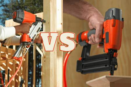 Roofing nailer vs. framing nailer